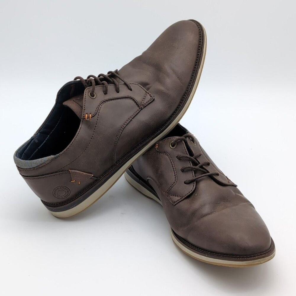Bullboxer Shoes Mens Size 11 Brown B-52 Casual Synthetic Dress Sneakers Low Top